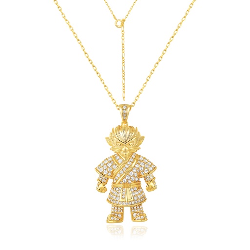 [PD02N0065] Bold Brass Necklaces Featuring Myth, Culture, and Delicate Artistry