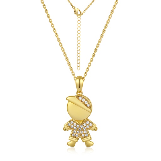 [PD02N0180] Blue Crystal Dragonfly Pendant Necklace for Elegant Nature Lovers