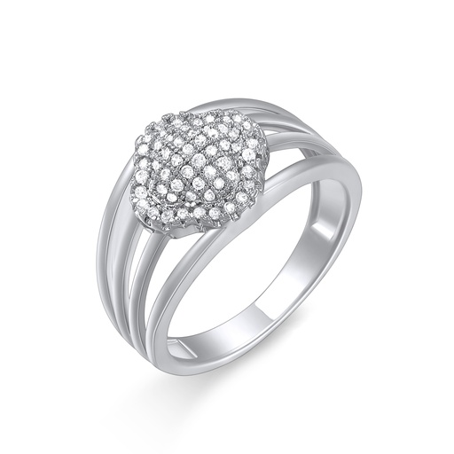 [PD02R0066] Heart-Shaped Cluster Design Ring with Elegant Diamond Shine