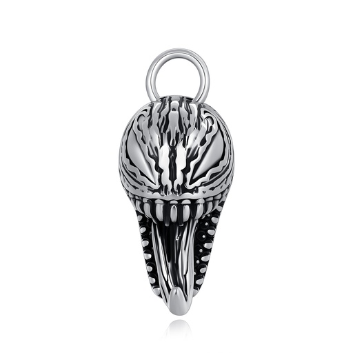 Unleash your dark side with this monster fang pendant design.