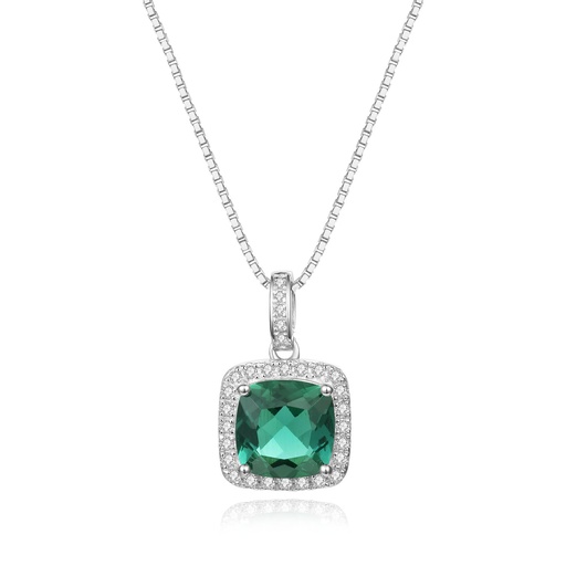 Emerald Radiance Pendant Necklace