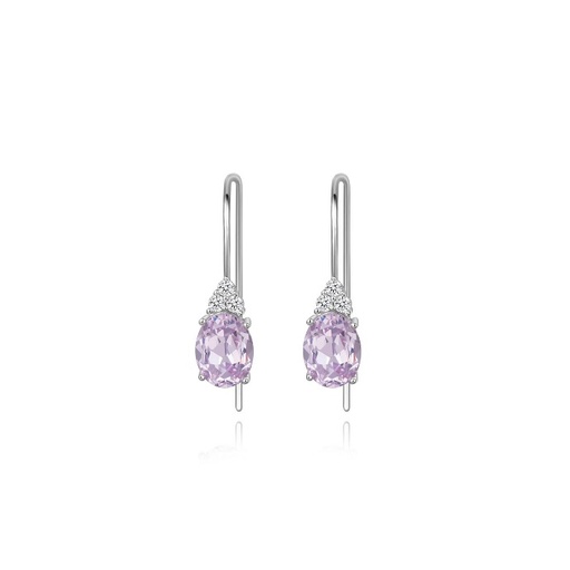 Lavender Waves Drop Earrings