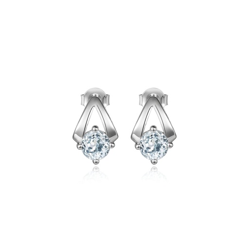 Brilliant Silver Sea Earrings