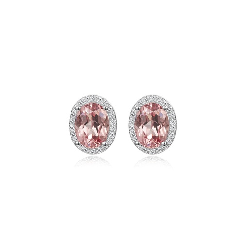 Radiant Rosy Reverie Stud Earrings