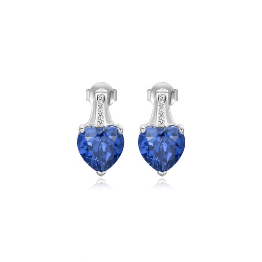 Azure Heart Earrings