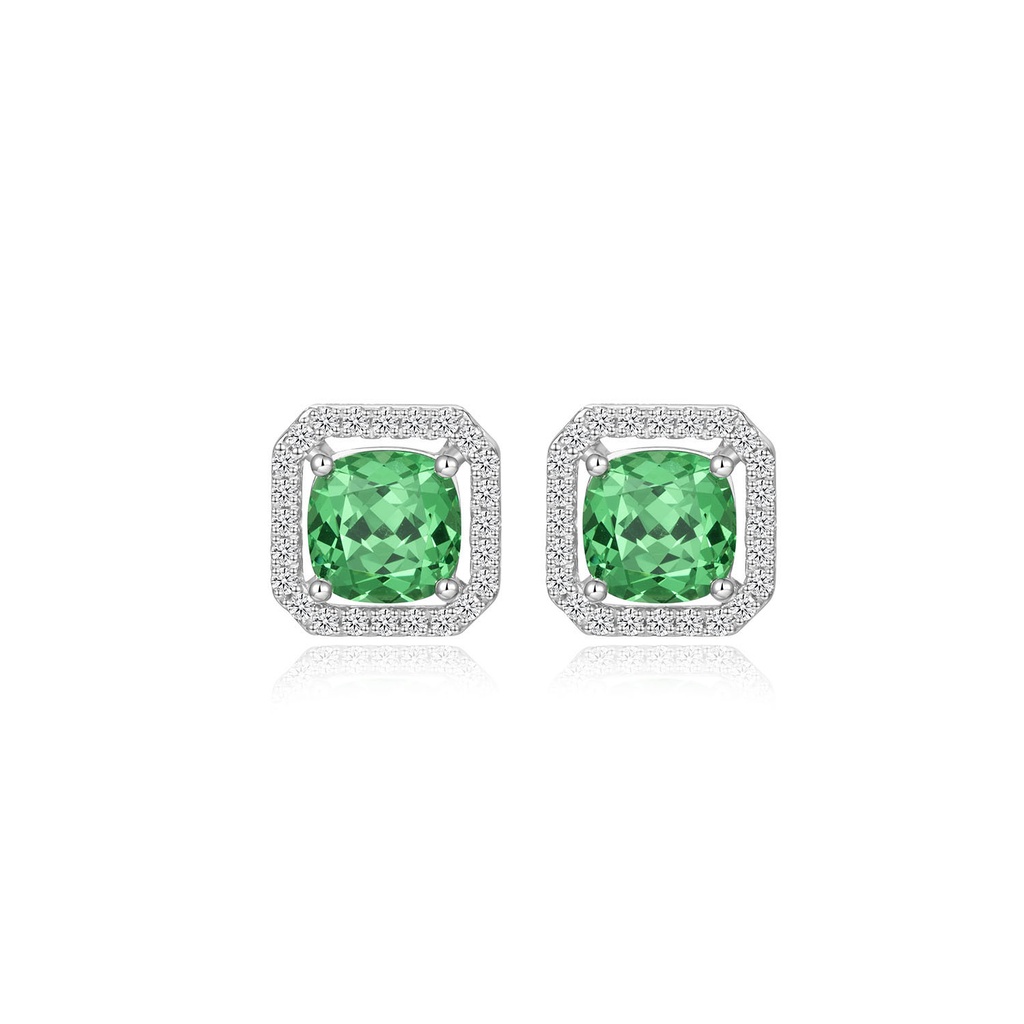 Emerald Chic Stud Earrings