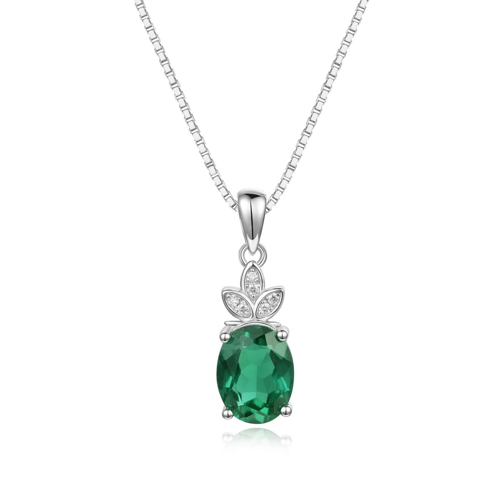 Evergreen Elegance Pendant Necklace