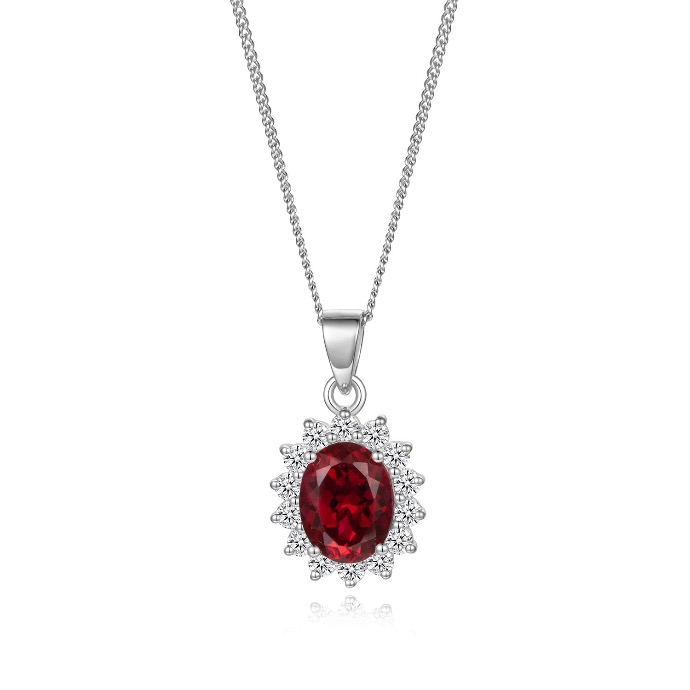Scarlet Harmony Pendant Necklace
