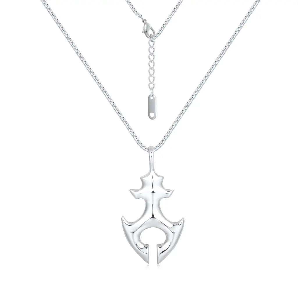 Abstract Modern Pendant Necklace – Premium 925 Sterling Silver DJ01N0308