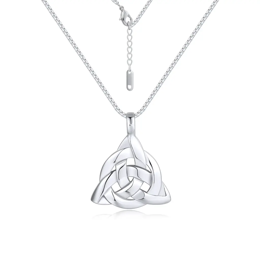 Elegant Celtic Knot Pendant Necklace – Premium Sterling Silver Statement Jewelry DJ01N0321