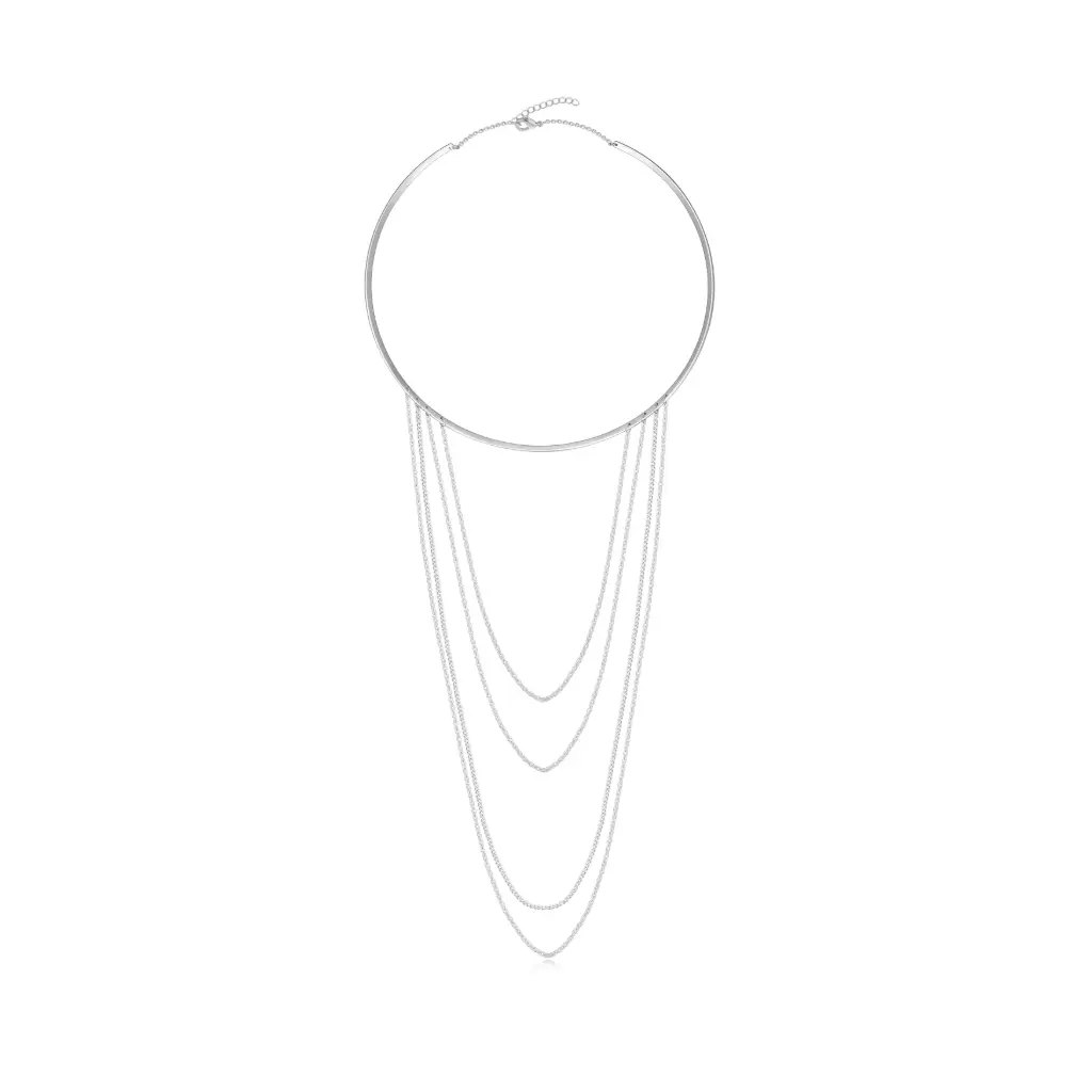 Premium Multi-Layer Choker Necklace | Custom Jewelry Manufacturer | Jinyi Jewelry DJ01N0447