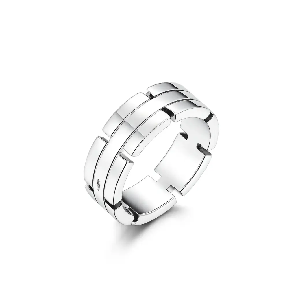 Premium Minimalist Link Ring | Custom Jewelry Manufacturer | Jinyi Jewelry DJ01R0130