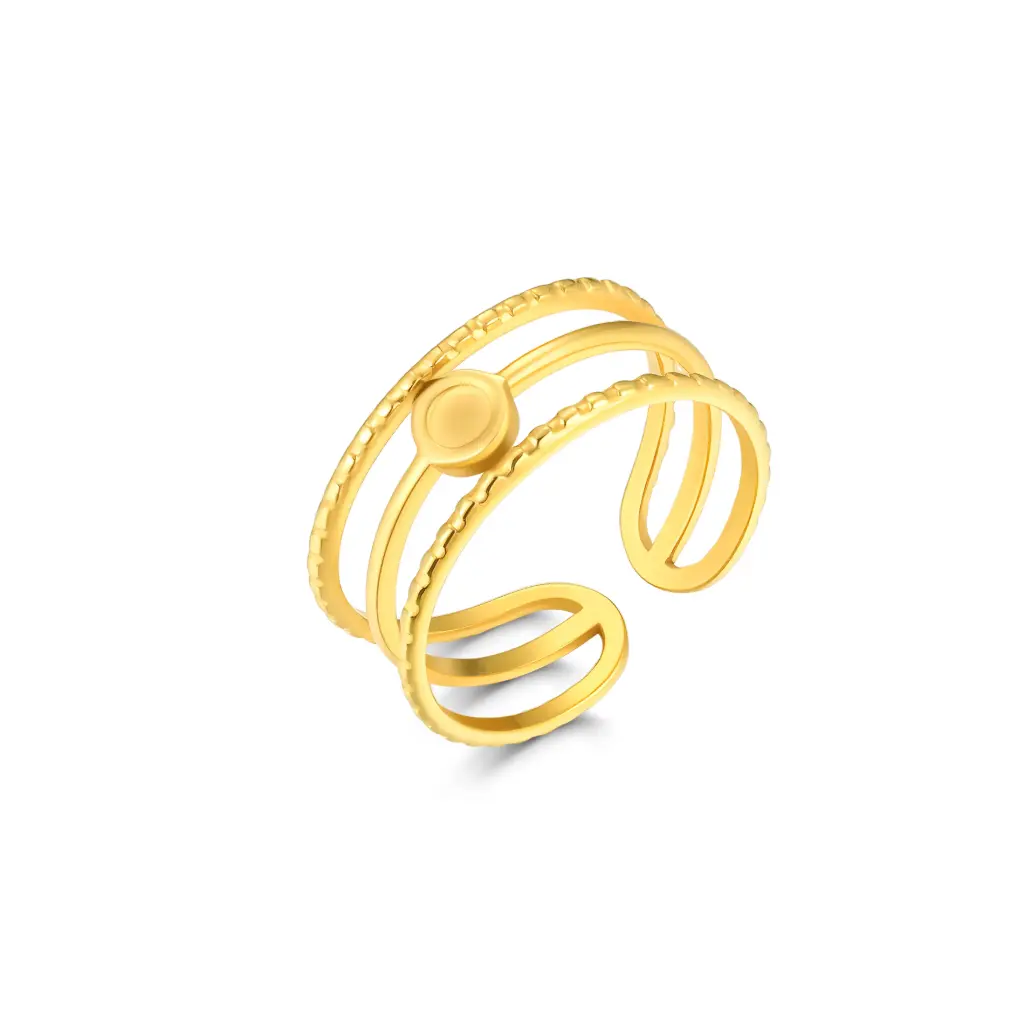  Premium Adjustable Multi-Layer Gold Ring – Expert Custom Jewelry Manufacturer 