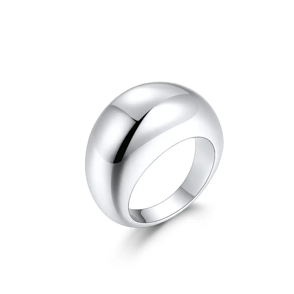 Premium Chunky Dome Ring – Expert Custom Jewelry Manufacturer DJ01R0173