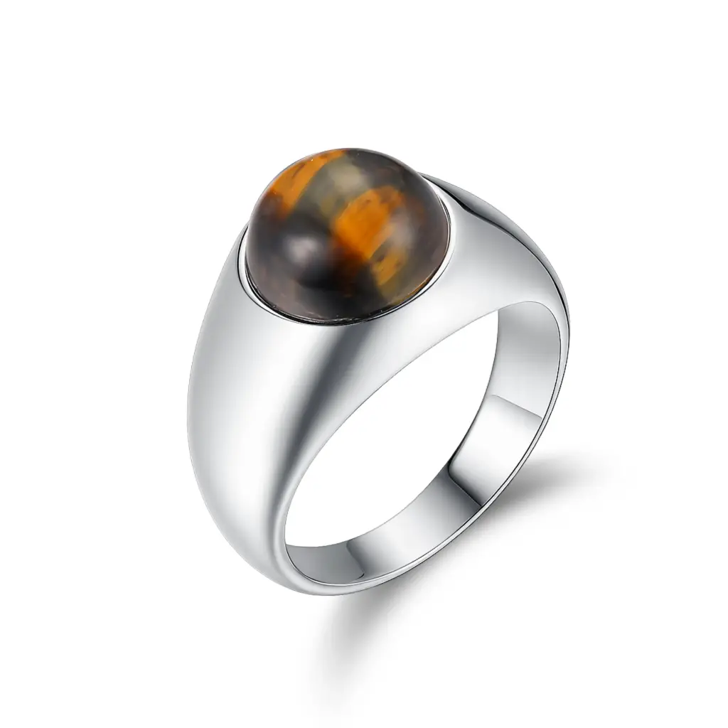 Premium Gemstone Signet Ring – Expert Custom Jewelry Manufacturer DJ01R0298