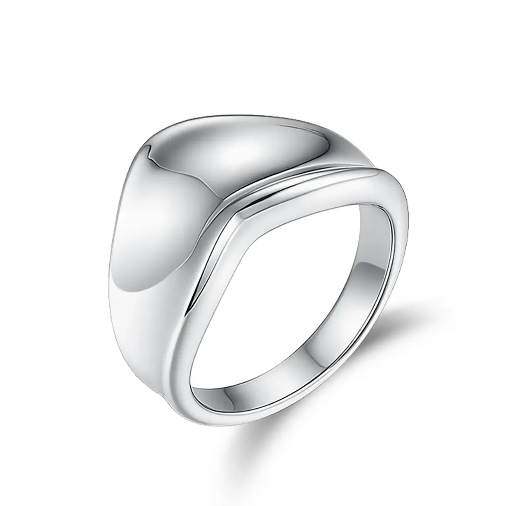 Wholesale Minimalist Silver Dome Ring | Jinyi Jewelry DJ01R0576