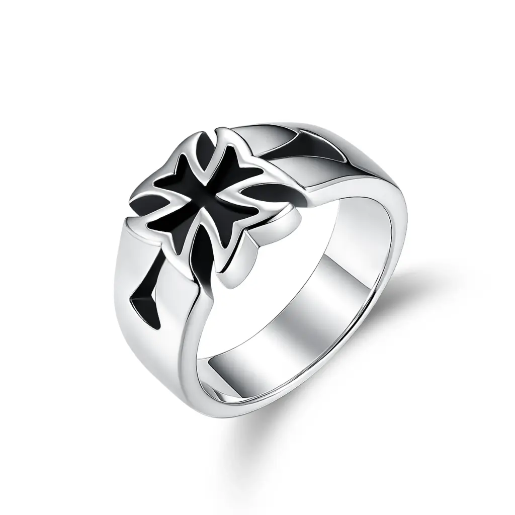 Wholesale Cross Motif Ring | Custom Jewelry Manufacturer DJ01R0606
