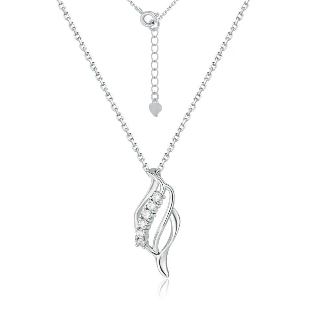 Wholesale Silver Wave Necklace | Jinyi Jewelry Factory JY09N0024