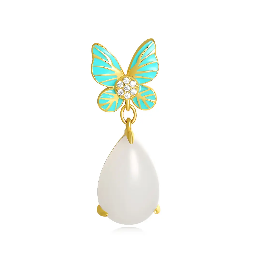 Wholesale Butterfly Pendant | Gold Jewelry Manufacturer & 925 Silver JY09P0032