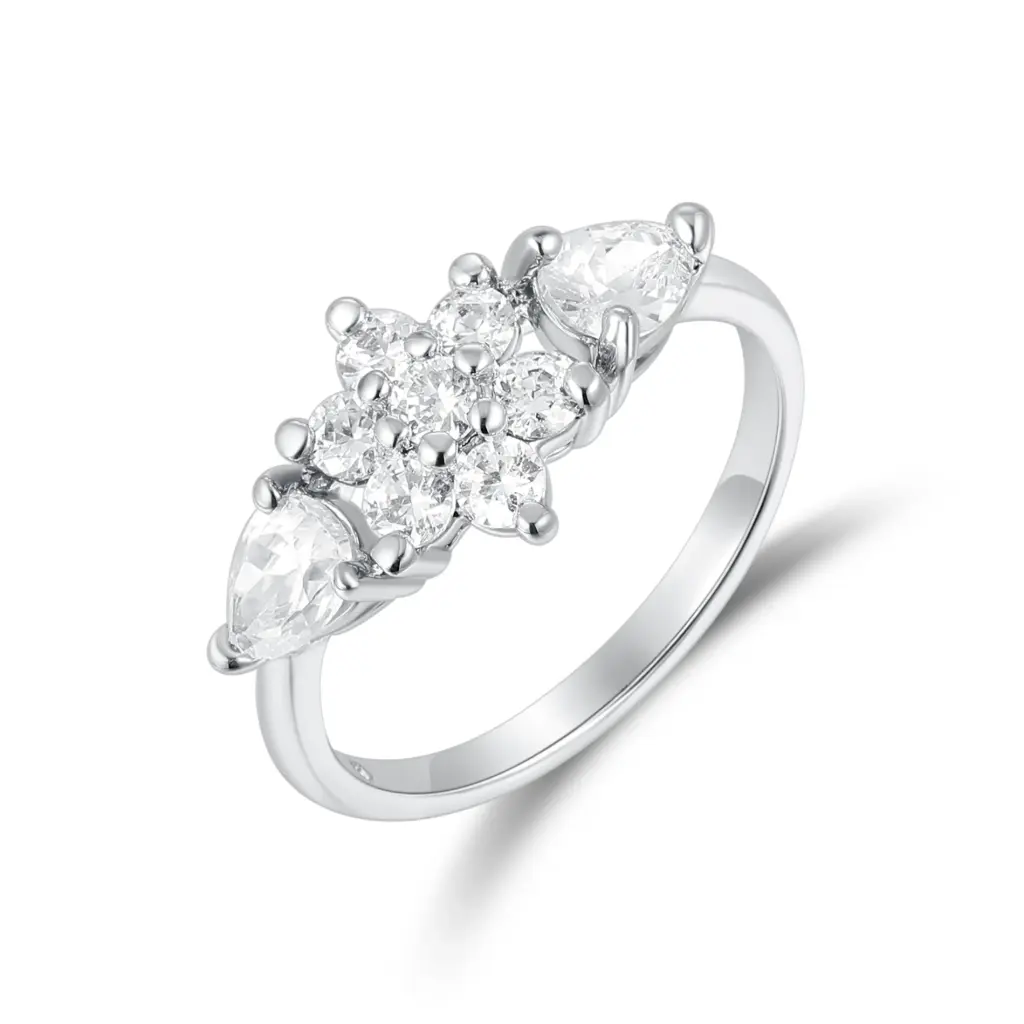 Wholesale Cluster Silver Ring | Jinyi Jewelry JY09R0131