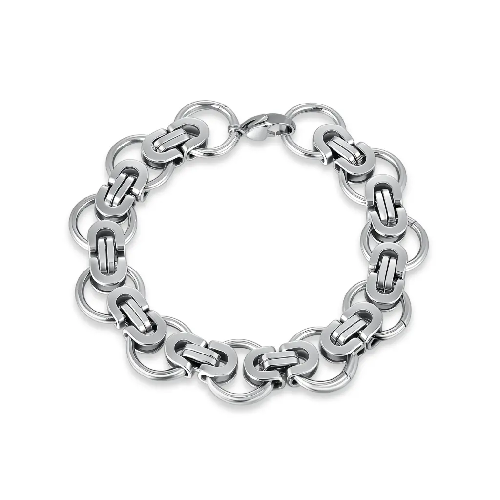 Stainless Steel Byzantine Bracelet | Jinyi Jewelry JY09B0060