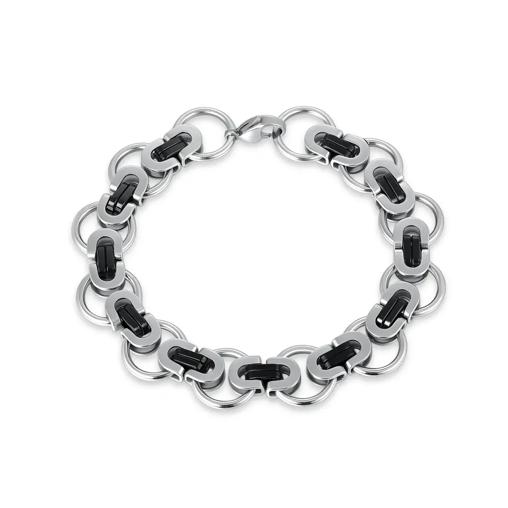 Stainless Steel Byzantine Bracelet | Jinyi Jewelry JY09B0061