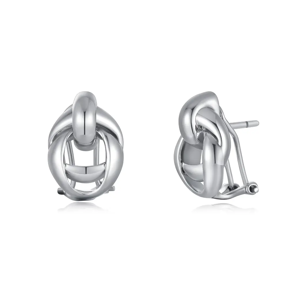 Wholesale Interlocking Knot Earrings | Jinyi Jewelry Factory JY09E0173