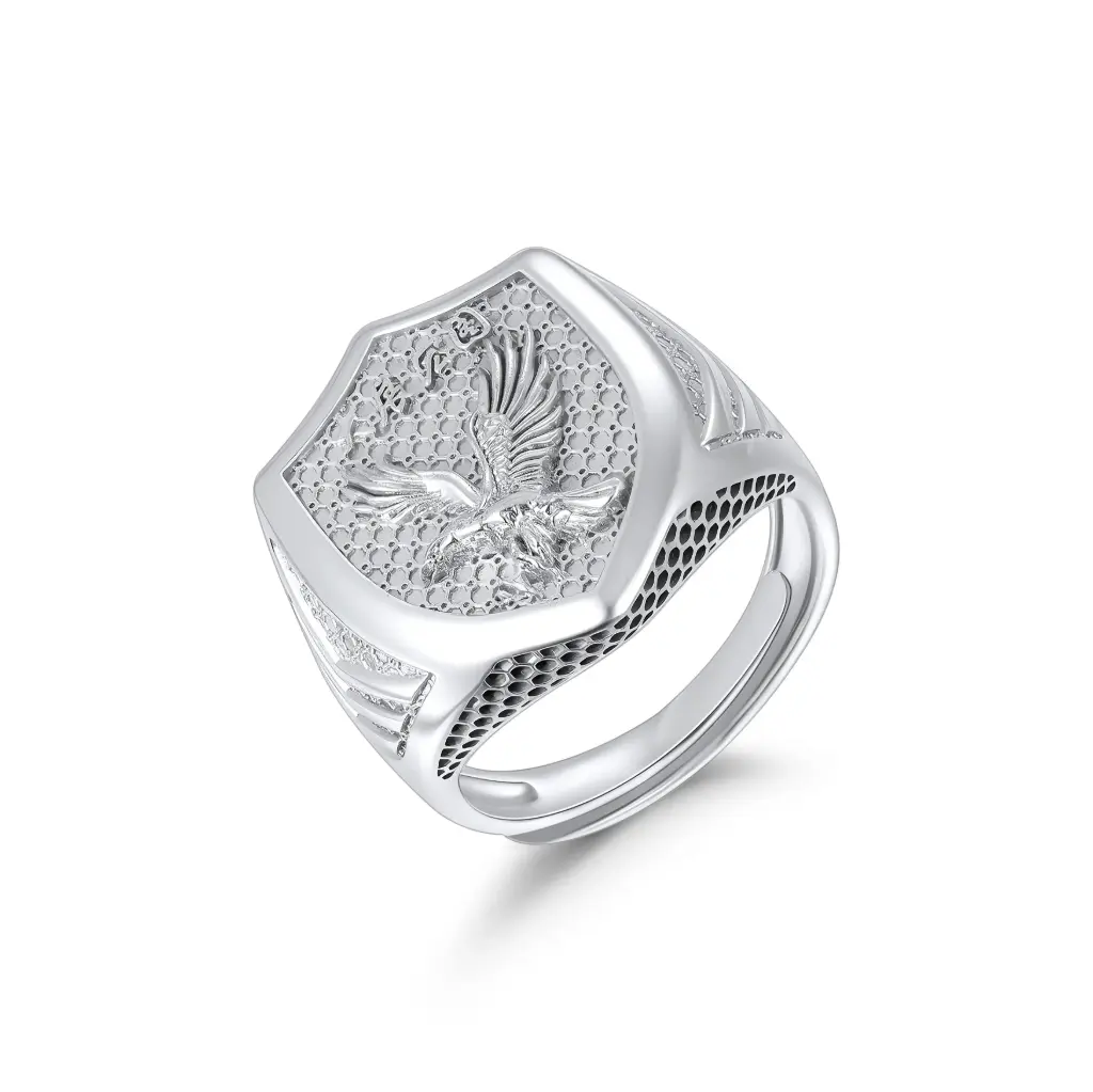 Men's Shield Signet Ring Wholesale JY09R0514