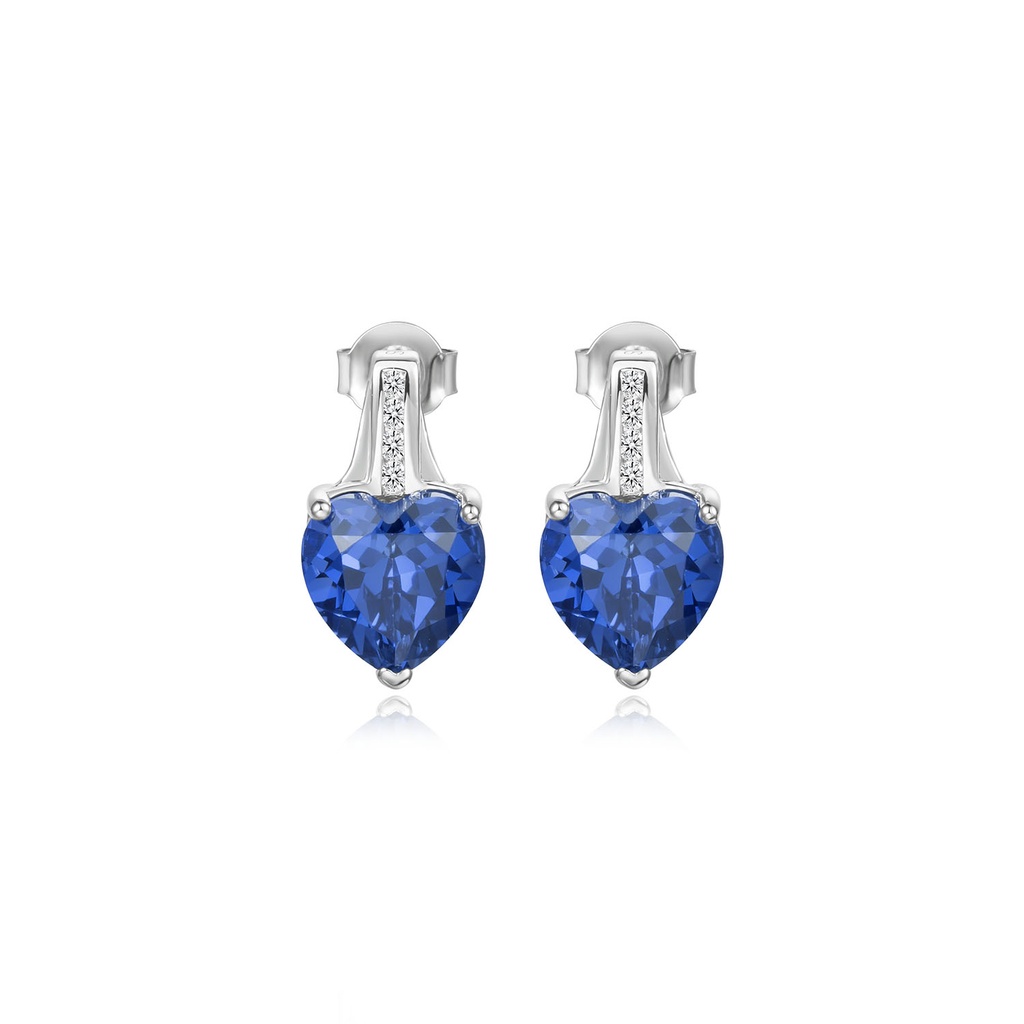 Azure Heart Earrings