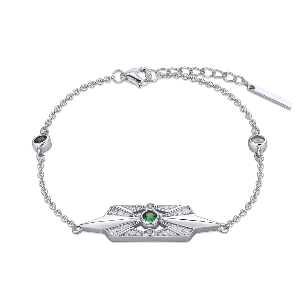 Delicate Ring with Acorn-Inspired Charm Drop Design