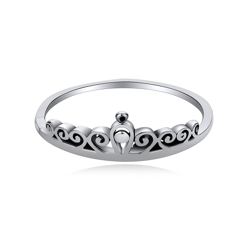 Delicate Stainless Steel Tiara Ring for Women