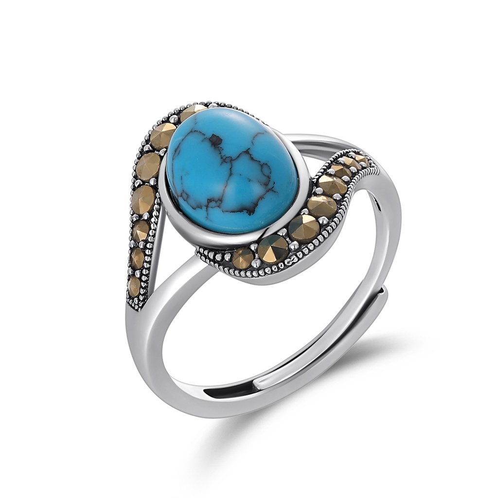 Earthy Elegant Bohemian Brass Ring